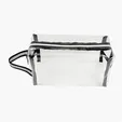Clear Travel Amenity Bag with TPU and Polyester Straps — view 5