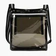 Clear Satchel Bag with TPU and Polyester Straps — view 3