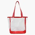 Clear Tote Bag with TPU Body and Polyester Straps — view 2