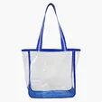 Clear Tote Bag with TPU Body and Polyester Straps — view 3