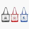 Clear Tote Bag with TPU Body and Polyester Straps — view 5