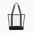 Clear Tote with Zipper — view 2