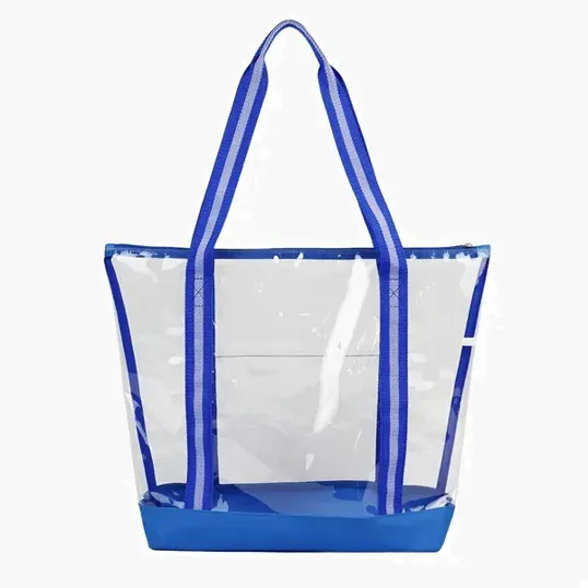 Clear Tote with Zipper — view 3