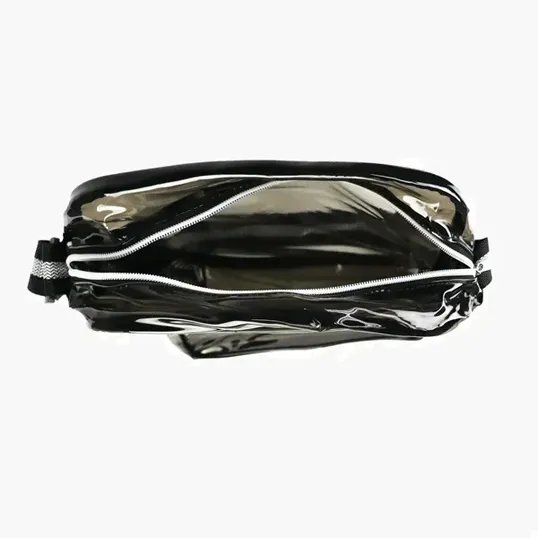 Clear Messenger Bag with TPU Body and Polyester Straps — view 7