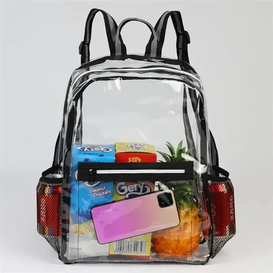 Clear TPU Backpack with 600D Polyester Straps — view 5