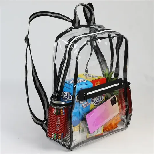 Clear TPU Backpack with 600D Polyester Straps — view 6