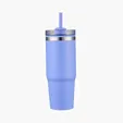 Zipline 30 oz Savvy Tumbler with Straw — view 3