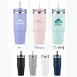 Zipline 30 oz Savvy Tumbler with Straw — view 10