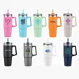 Zipline SipTek 30 oz Insulated Mug with Straw