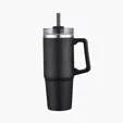 Zipline SipTek 30 oz Insulated Mug with Straw — view 4