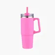 Zipline SipTek 30 oz Insulated Mug with Straw — view 6