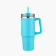 Zipline SipTek 30 oz Insulated Mug with Straw — view 7