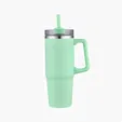 Zipline SipTek 30 oz Insulated Mug with Straw — view 8