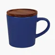 16 oz Ceramic Mug with Wood Lid — view 5