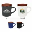16 oz Ceramic Mug with Wood Lid — view 8