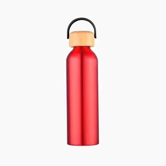 Zipline 24 oz Recycled Aluminum Bottle with Bamboo Lid — view 5