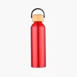 Zipline 24 oz Recycled Aluminum Bottle with Bamboo Lid — view 5