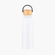 Zipline 24 oz Recycled Aluminum Bottle with Bamboo Lid — view 6