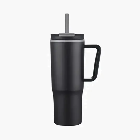 Zipline 30 oz Savvy Mug with Straw — view 4