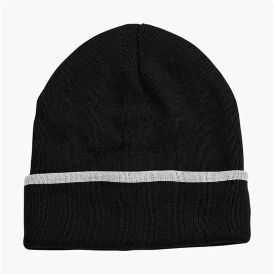 Edge Stripe Knit Beanie — view 2
