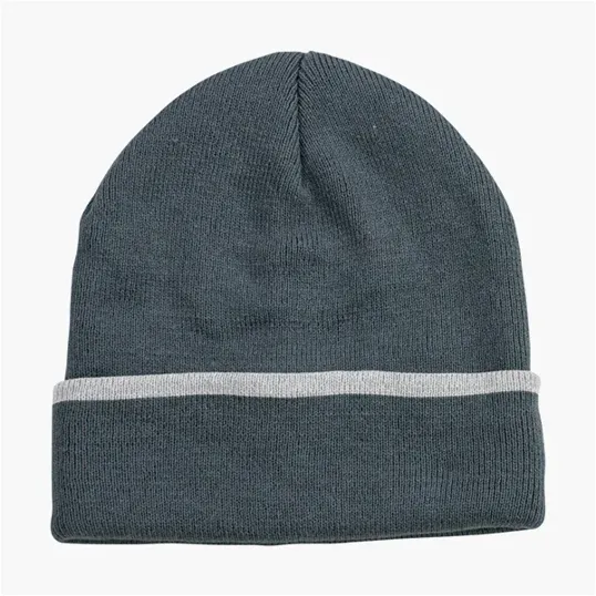 Edge Stripe Knit Beanie — view 3