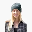 Edge Stripe Knit Beanie — view 5