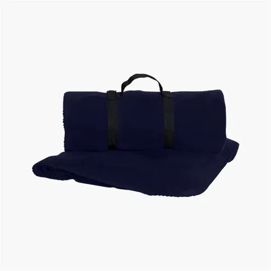Vantek™ Fleece Blanket with Carry Strap, 60" x 50" — view 3
