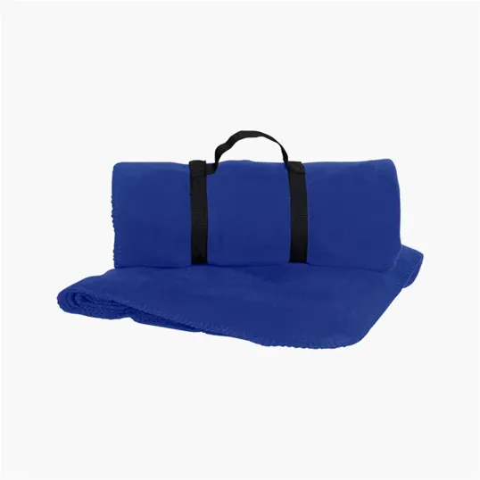 Vantek™ Fleece Blanket with Carry Strap, 60" x 50" — view 4