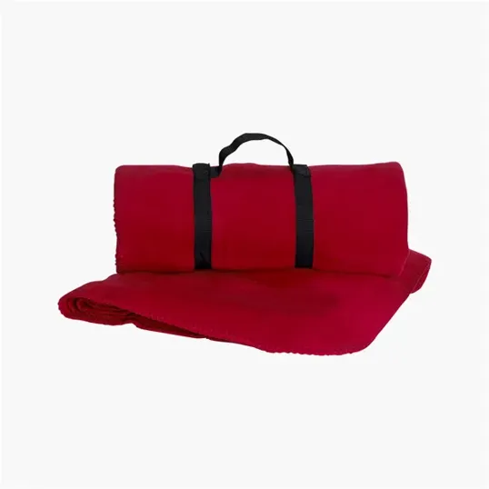 Vantek™ Fleece Blanket with Carry Strap, 60" x 50"