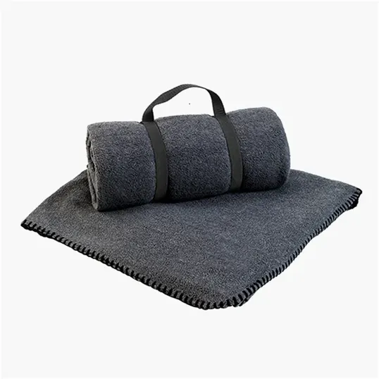 Vantek™ Fleece Blanket with Carry Strap, 60" x 50" — view 5