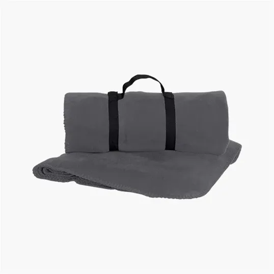 Vantek™ Fleece Blanket with Carry Strap, 60" x 50" — view 6