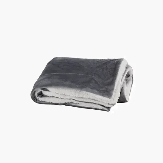 Vantage Faux Mink Sherpa Blanket, 60" x 50" — view 3