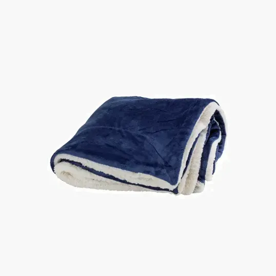 Vantage Faux Mink Sherpa Blanket, 60" x 50" — view 4