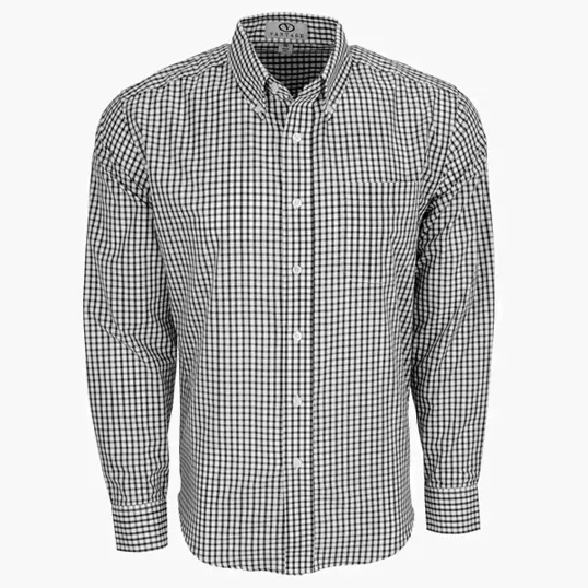 Vantage Easy-Care Gingham Check Shirt
