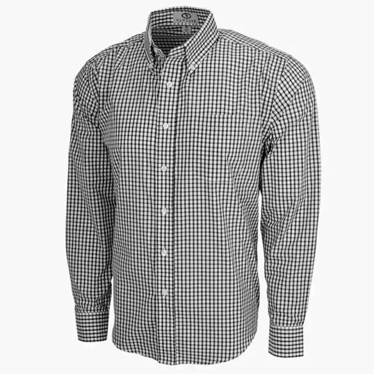 Vantage Easy-Care Gingham Check Shirt — view 2