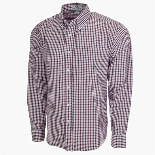 Vantage Easy-Care Gingham Check Shirt — view 6