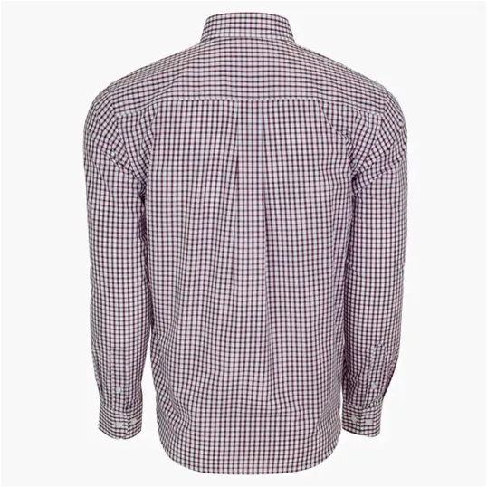 Vantage Easy-Care Gingham Check Shirt — view 8