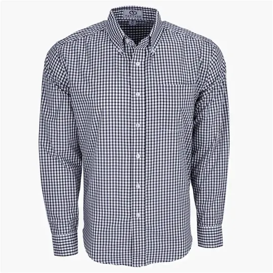 Vantage Easy-Care Gingham Check Shirt — view 13