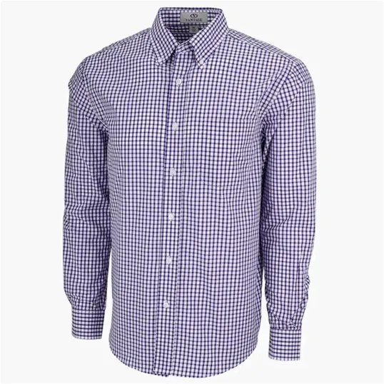 Vantage Easy-Care Gingham Check Shirt — view 18