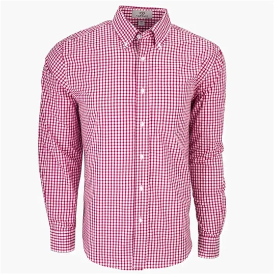 Vantage Easy-Care Gingham Check Shirt — view 25