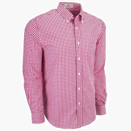 Vantage Easy-Care Gingham Check Shirt — view 27