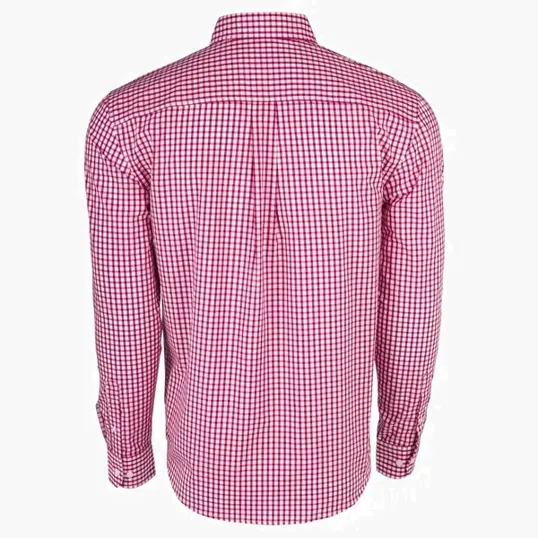 Vantage Easy-Care Gingham Check Shirt — view 28
