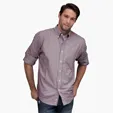 Vantage Easy-Care Gingham Check Shirt — view 30