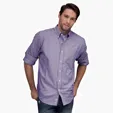 Vantage Easy-Care Gingham Check Shirt — view 33