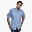 Vantage Easy-Care Gingham Check Shirt — view 34