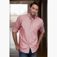 Vantage Easy-Care Gingham Check Shirt — view 48