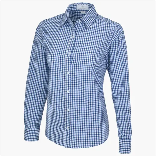 Vantage Women's Easy-Care Gingham Check Shirt — view 6