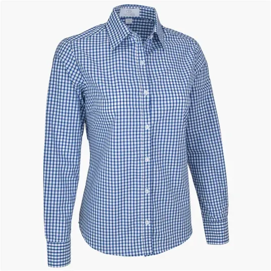 Vantage Women's Easy-Care Gingham Check Shirt — view 7