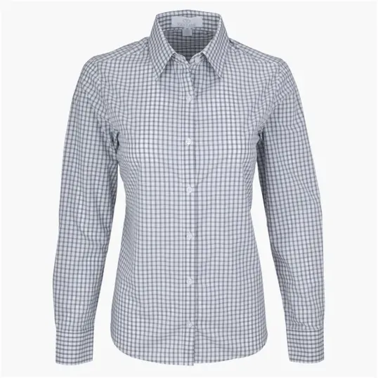 Vantage Women's Easy-Care Gingham Check Shirt — view 9