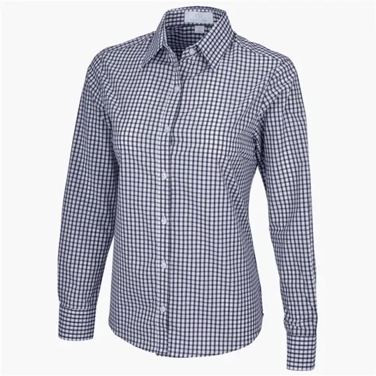 Vantage Women's Easy-Care Gingham Check Shirt — view 13